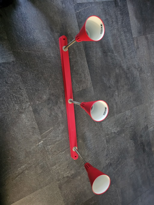 Ikea KVART, vintage rail with 3 flexible spotlights