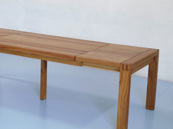 Image 1 of Table ou Bureau en Orme Massif Huilé Regain France