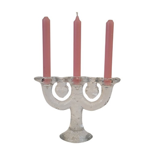 Candelabro “Heart”, Staffan Gellerstedt para Pukeberg, 70’s - Suecia