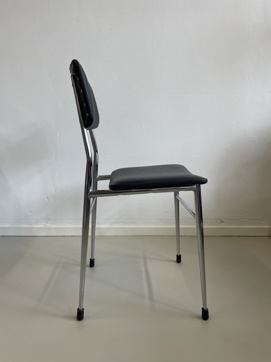 Image 1 of Set van 6 Mid-Century Modern stoelen