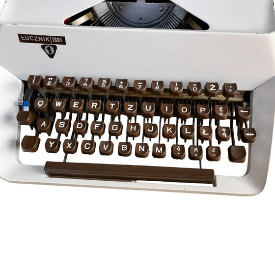 Image 1 of Łucznik 1303 typewriter – Poland, 1970s, functional, very good condition