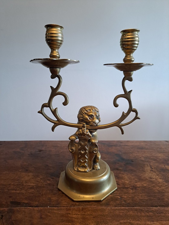 Image 1 of Amsterdam Candlestick (brass/copper?)