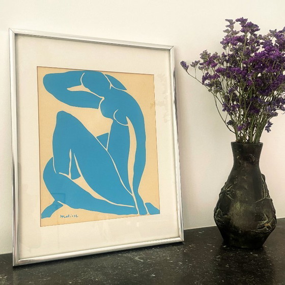 Image 1 of Vintage Henri Matisse Blue Nude II Framed Print