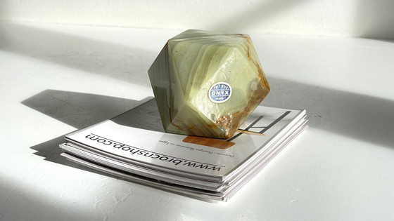 Image 1 of Vintage Onyx Paperweight