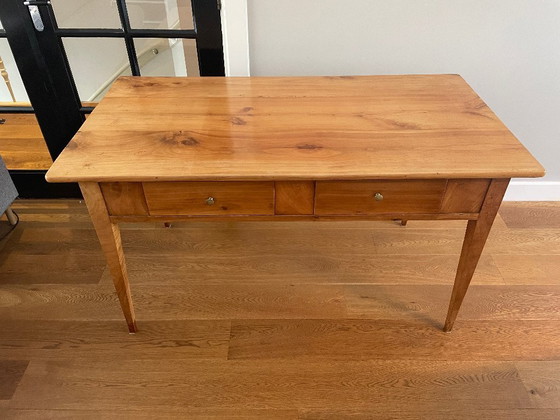 Bureau Biedermeier Van Kersenhout – Ca. 1830-1840 – Bureaux, Wood (photo 2 of 5)
