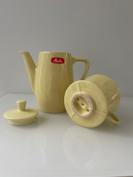 Image 1 of Macchina da caffè Melitta vintage con filtro degli anni '60.