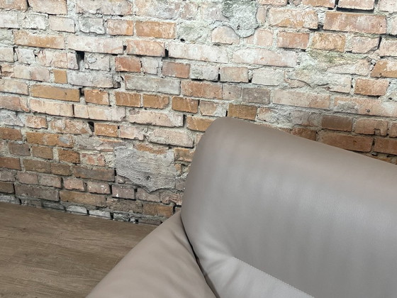 Leolux Bora Balanza - Taupe/Grey Leather | Axel Enthoven – Sofas, Metal (photo 9 of 14)