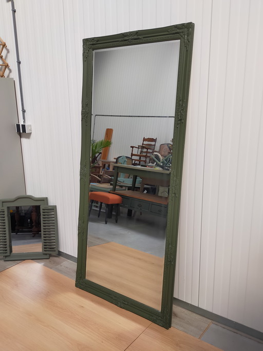 Large Mirror, Dark Green
