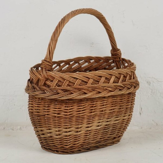 Antiker Weidenkorb (ca. 1930) #5 – Dekorative Objekte, Wicker (photo 5 of 9)