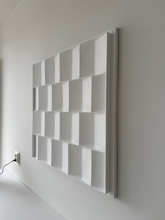 Image 1 of Beautiful Unique 3D Relief NUL Artwork (80x80cm) | Modern