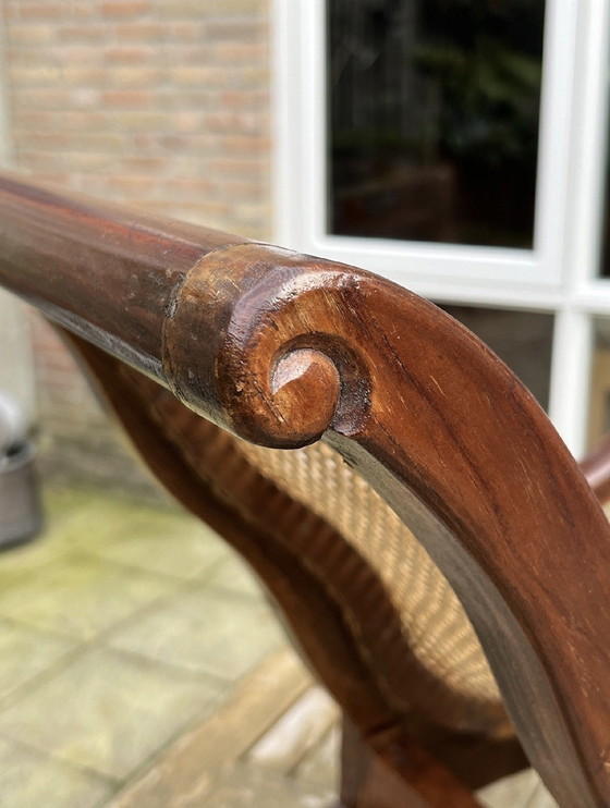 Image 1 of Chaise haute Campeche Veranda indonésienne