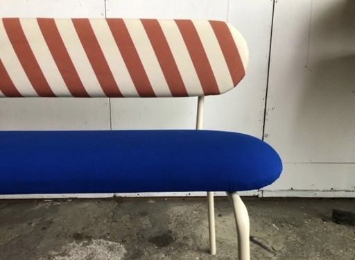 Banc tissu à rayures 