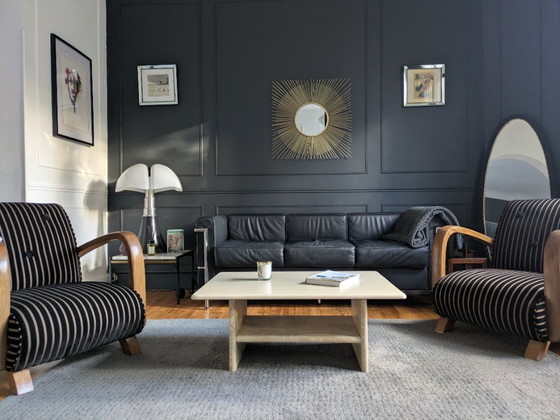 Image 1 of Tavolino da caffè vintage in travertino italiano