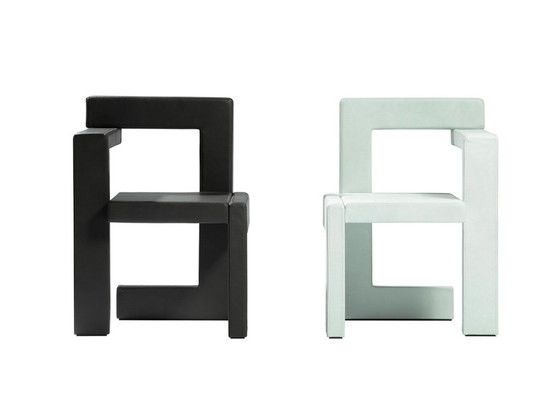 Steltman Edizione Limitata Elephanto (Marrone-Grigio) Pelle – Rietveld originals, Poltrone, Leather, Wood (photo 4 of 5)