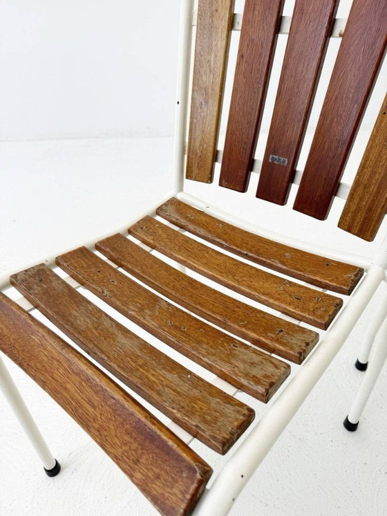 Image 1 of Set bestehend aus 2 Stühlen und einem Klapptisch von BIGLA, 1940er Jahren 