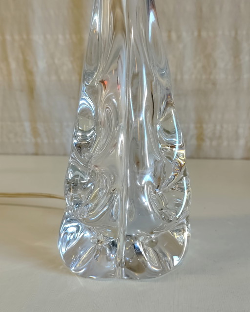 Pied de lampe à poser en cristal J.B. France - Mid.XXeme – tafellampen, Crystal (photo 2 of 8)