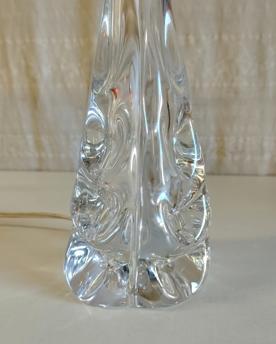 J.B. France Kristall Tischlampenfuß - Mitte 20. Jahrhundert – Crystal (photo 2 of 8)