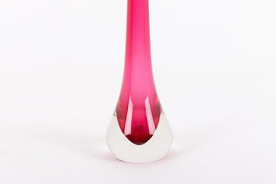Image 1 of Glass vase by Paul Kedelv for Flygsfors, Sweden 1950’s