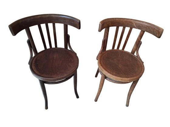 Image 1 of Set di 3 Iconiche Sedie Stile Thonet