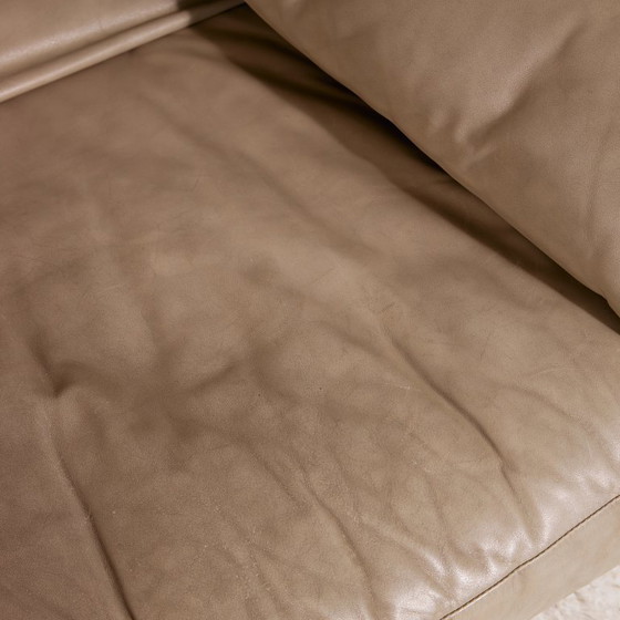 Image 1 of Conjunto de sofás de cuero Mk11355 «Modelo 4000» de Rolf Benz, juego de 4