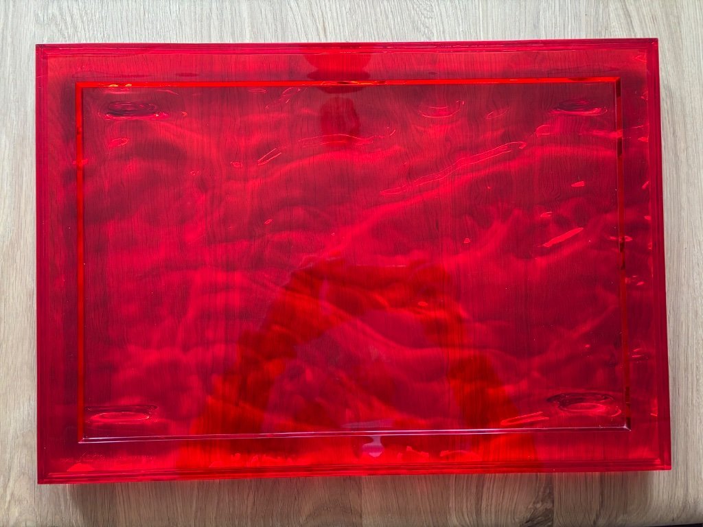 Kartell Dune Red Tray by Mario Bellini | Whoppah
