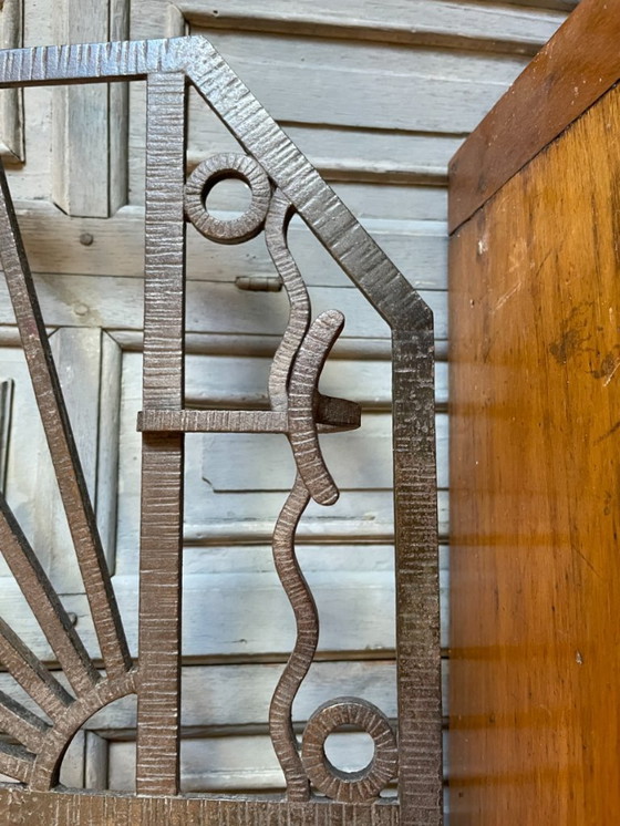 Image 1 of Wandgarderobe, Art-déco-Stil, 1930er Jahre, Französisch