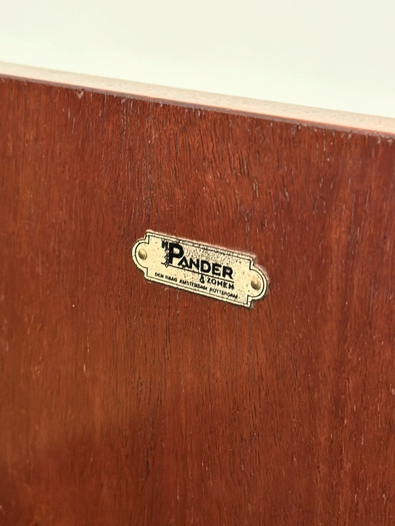 Coppia di Comodini Amsterdam School di Pander, anni '30, Legno, Nero (foto 11 di 12)