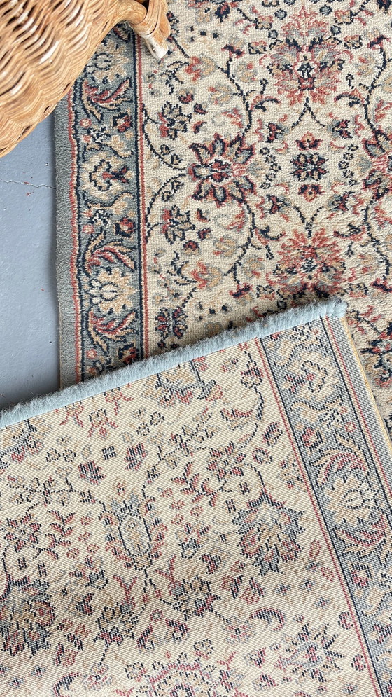 Image 1 of Tapis de couloir Beige Gris-Bleu vintage