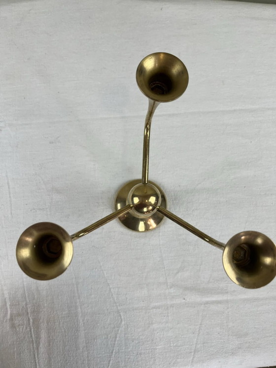 Chandelier Freddie Andersen Design – Candle holders, Brass, Bauhaus (photo 10 of 16)