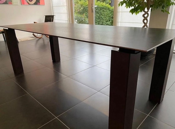 Image 1 of Italian design (Cappellini) dining table incl. 6 chairs