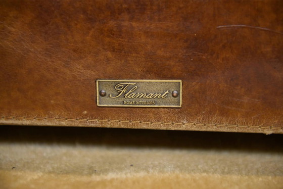 Genietetes Kunstlederregal – Wandregal, Vintage (photo 4 of 9)