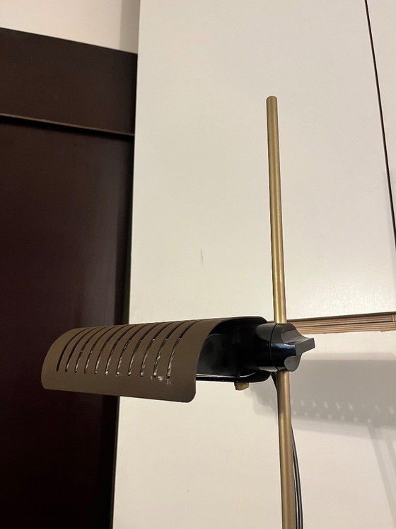 Image 1 of 626/L brown floor lamp, designed by Joe Colombo, Oluce edition, vintage, 1960s-70s, original
