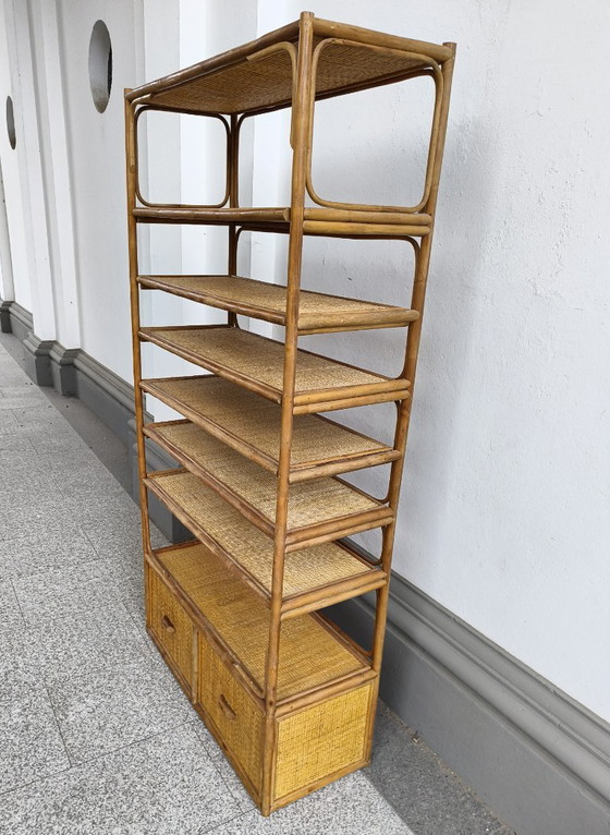 Libreria italiana in rattan e bambù – Gabriela Crespi Style, Librerie (photo 11 of 17)