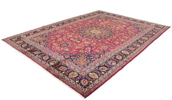Image 1 of Original Perserteppich Keschan,Kashan Rot 344 x 253 cm Top Zustand Klassik Alt