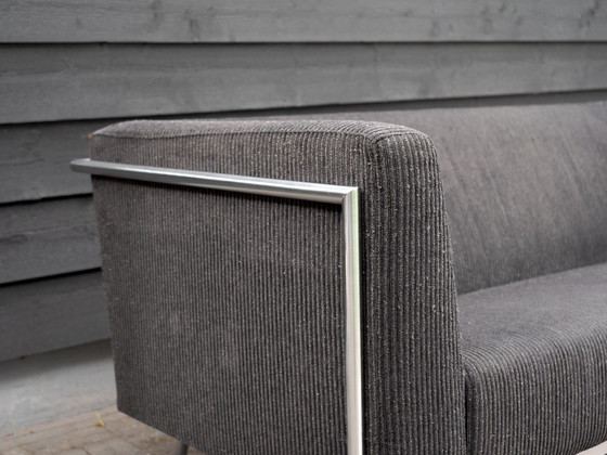 Image 1 of Harvink Mr Blues Design canapé | 2,5 places | velours côtelé noir