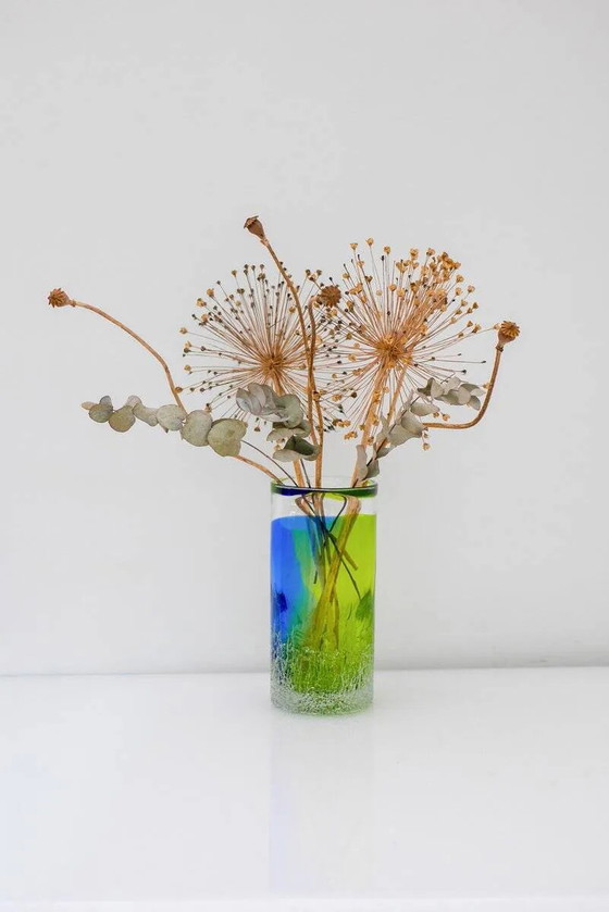 Image 1 of Vase Unik en verre d'art scandinave par Göran Wärff Kosta pour Kosta Boda, Suède, 1980