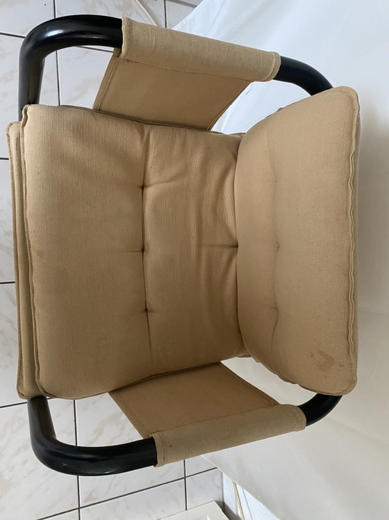 Kadett Stoel van Thomas Jelinek voor Ikea 1973 – Eetkamerstoelen, Metal, Textile (photo 6 of 10)