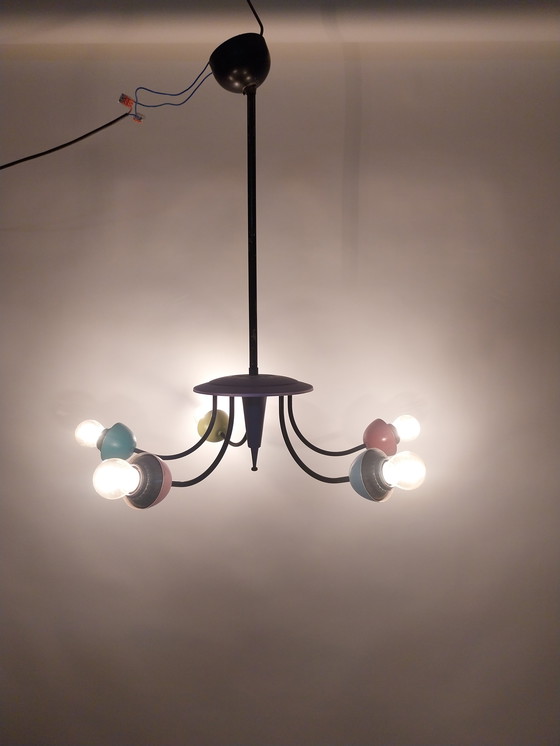 Image 1 of 1 lámpara sputnik italiana estilo stilnovo años 50