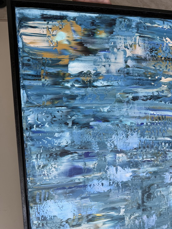 Image 1 of Artwork 90x70 incl. black floating frame