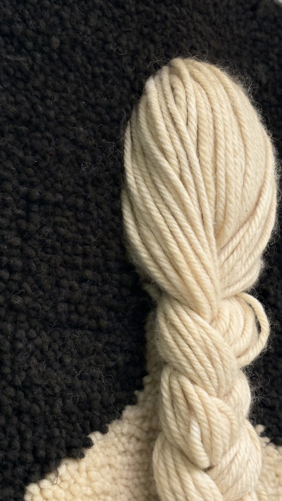 Image 1 of Tappeto vintage in arazzo 3D marrone degli anni Sessanta nello stile di Don Freedman