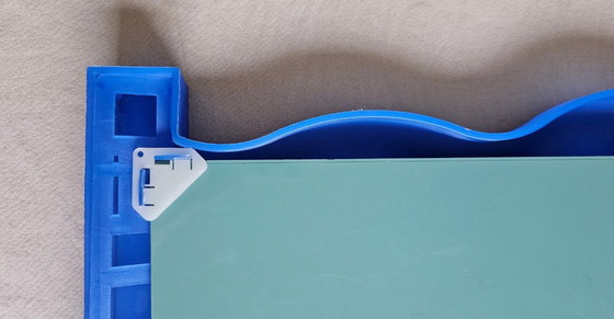 Image 1 of Espejo de diseño IKEA Ulk azul de los años 90