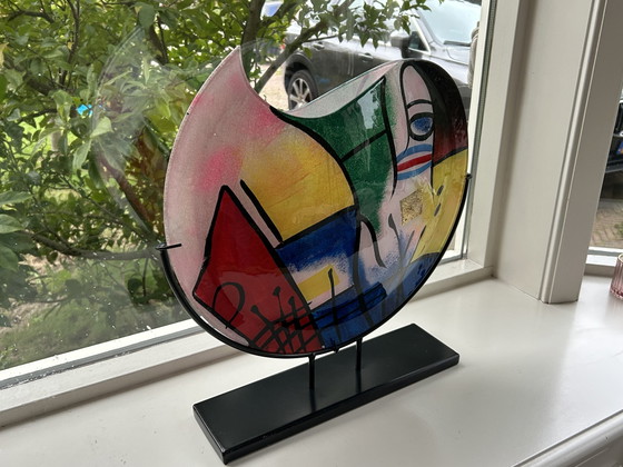 Decorazione in Vetro Colorato su Base – Oggetti decorativi, Glass, Metal (photo 3 of 5)