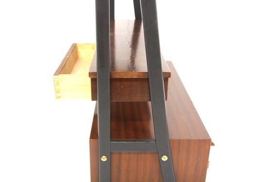 Image 1 of Scandinavian mahogany writing desk, Sweden, 1950