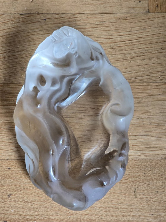 Image 1 of Vide-Poche, cristal Art Nouveau/Jugendstil, La Belle au Bois Dormant