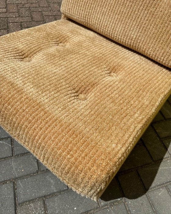 Vintage beige corduroy modular sofa – 70s – Velvet (photo 17 of 18)
