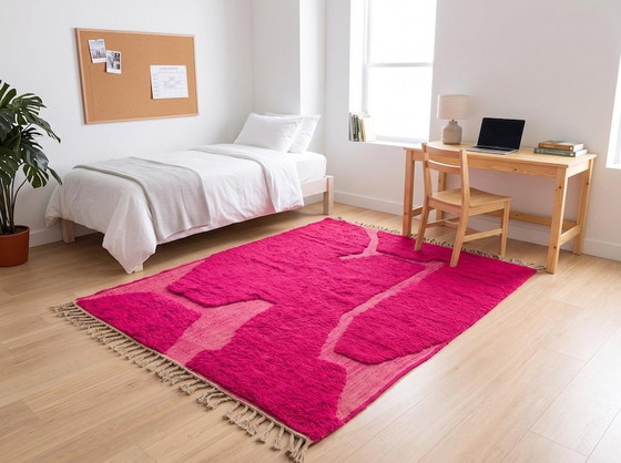 Wunderschöner handgeknüpfter rosa Teppich, 200 x 300 cm – Teppiche & Läufer, Wool (photo 6 of 6)