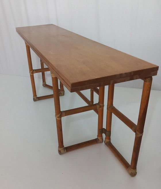 Image 1 of Lyda Levi - McGuire Console Table, 70s