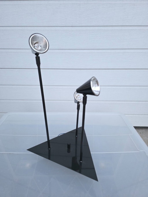 Bellissima lampada da soffitto vintage con 3 faretti regolabili e dimmerabili di Hala per Zeist.