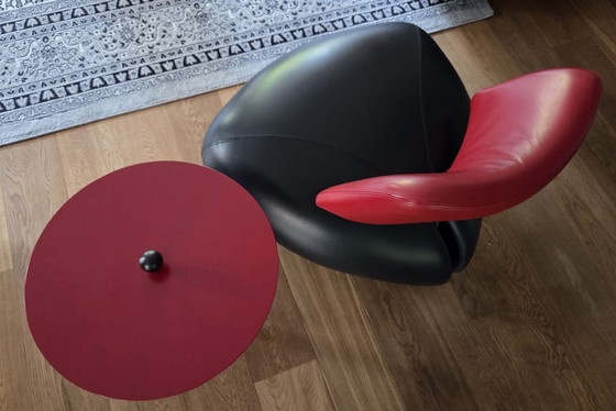 Leolux Pallone (Pa) avec table design assortie – Fauteuils, Cuir (photo 6 of 8)