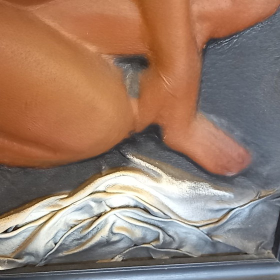 Image 1 of Embossed leather painting